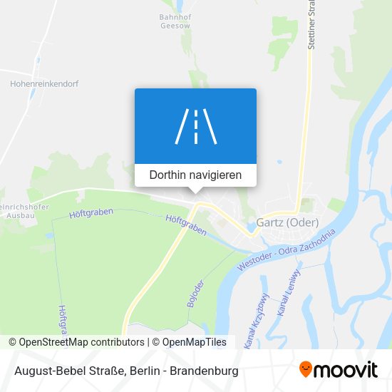 August-Bebel Straße Karte