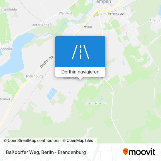 Baßdorfer Weg Karte