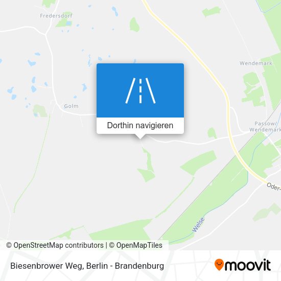 Biesenbrower Weg Karte