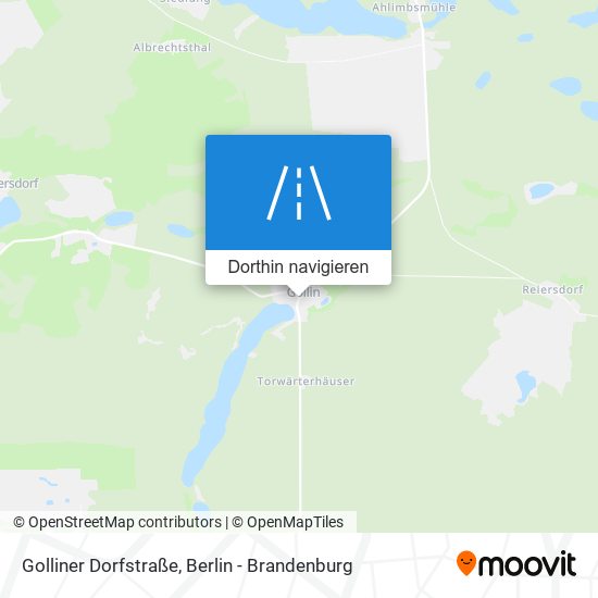 Golliner Dorfstraße Karte