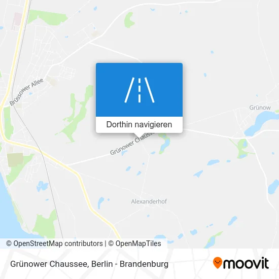 Grünower Chaussee Karte