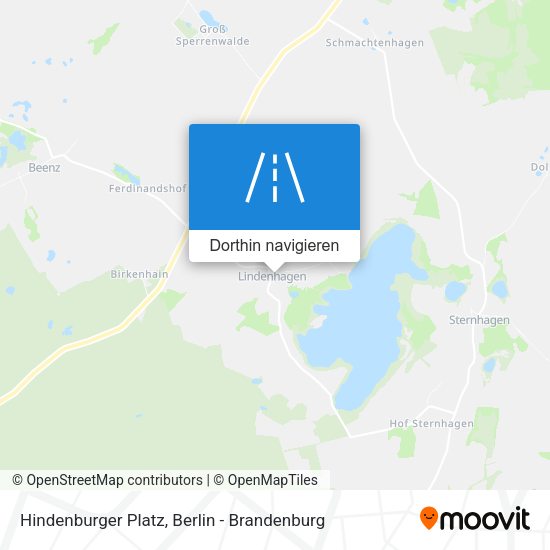 Hindenburger Platz Karte