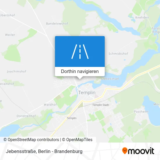 Jebensstraße Karte