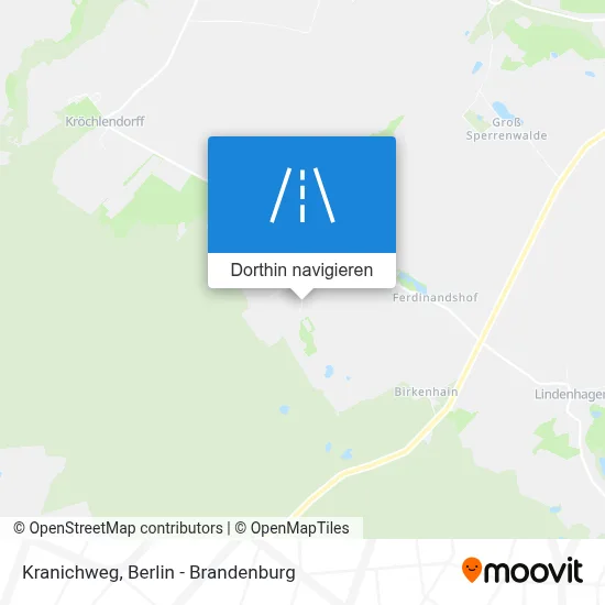 Kranichweg Karte