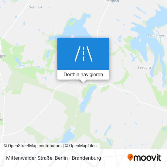 Mittenwalder Straße Karte