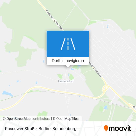 Passower Straße Karte
