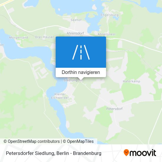 Petersdorfer Siedlung Karte