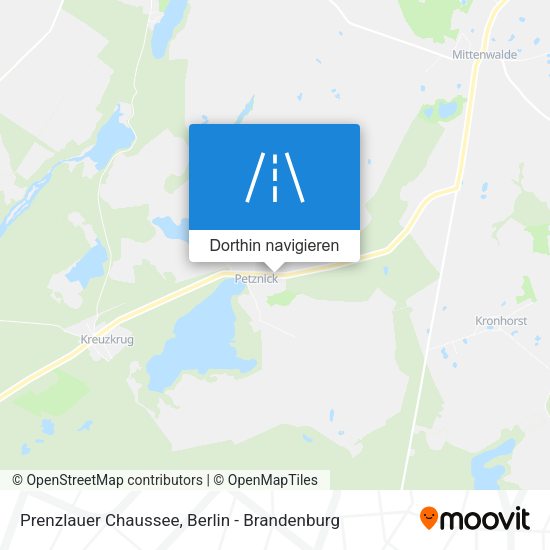 Prenzlauer Chaussee Karte