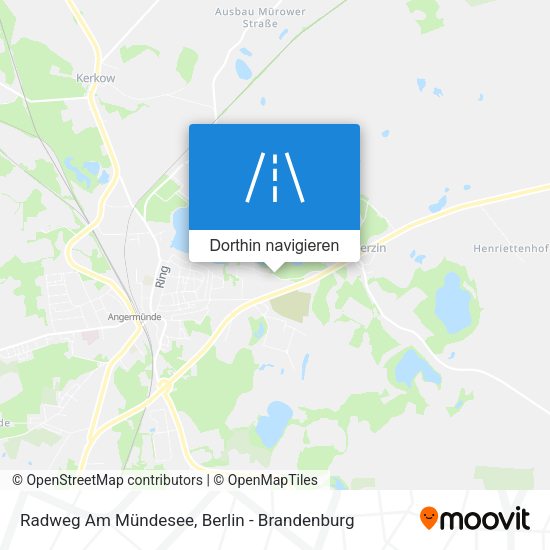 Radweg Am Mündesee Karte