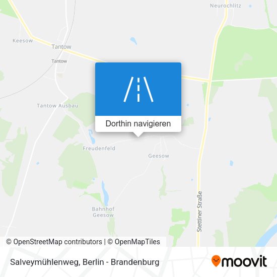 Salveymühlenweg Karte