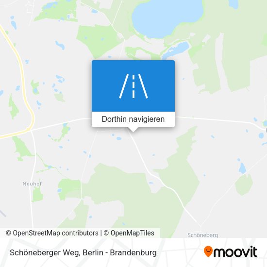 Schöneberger Weg Karte