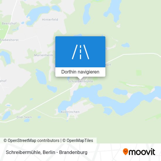Schreibermühle Karte