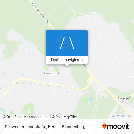 Schwedter Landstraße Karte
