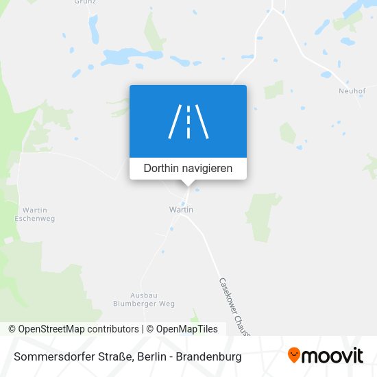 Sommersdorfer Straße Karte
