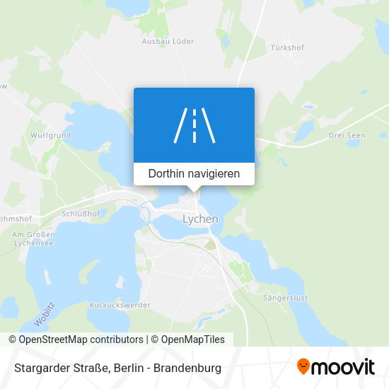 Stargarder Straße Karte