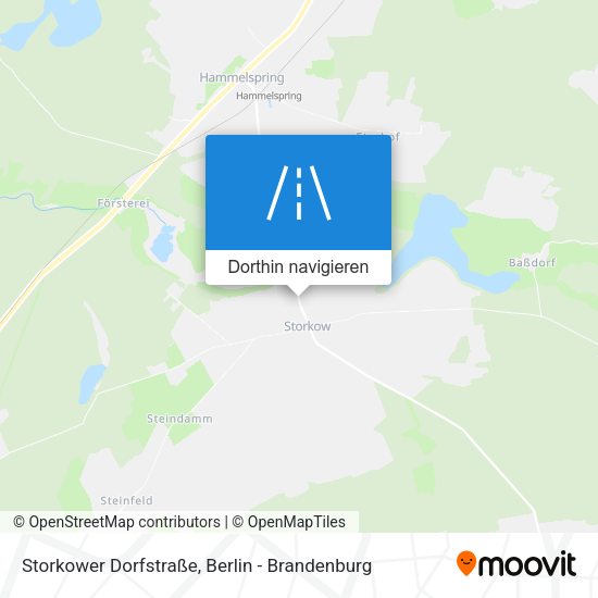 Storkower Dorfstraße Karte