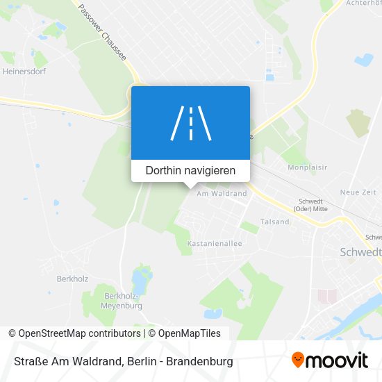 Straße Am Waldrand Karte