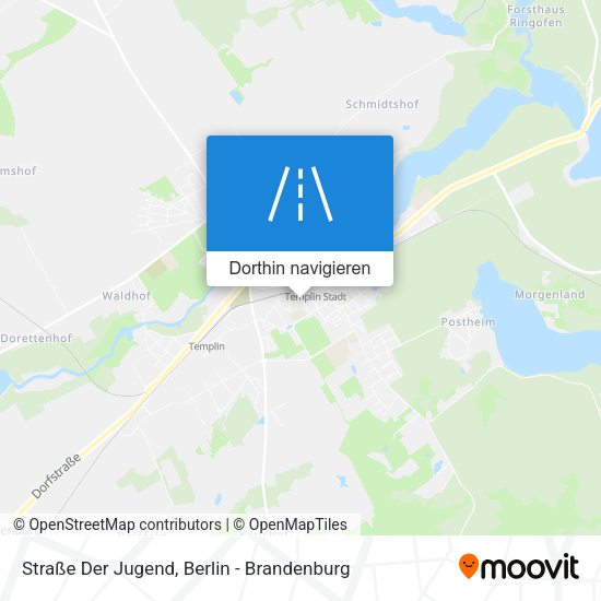 Straße Der Jugend Karte