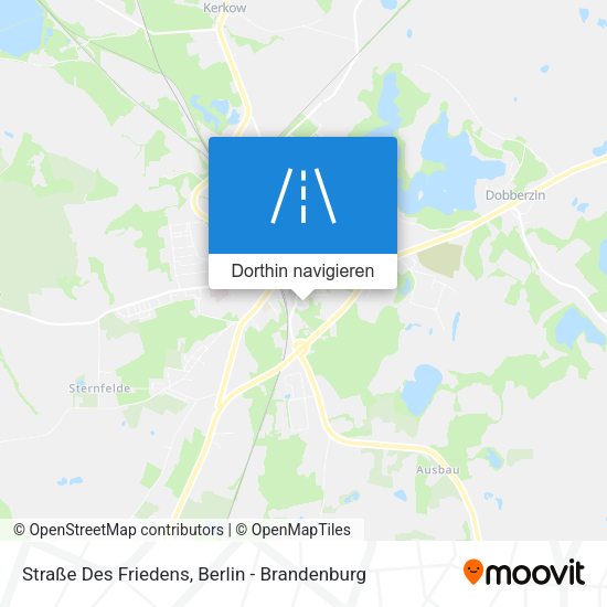 Straße Des Friedens Karte