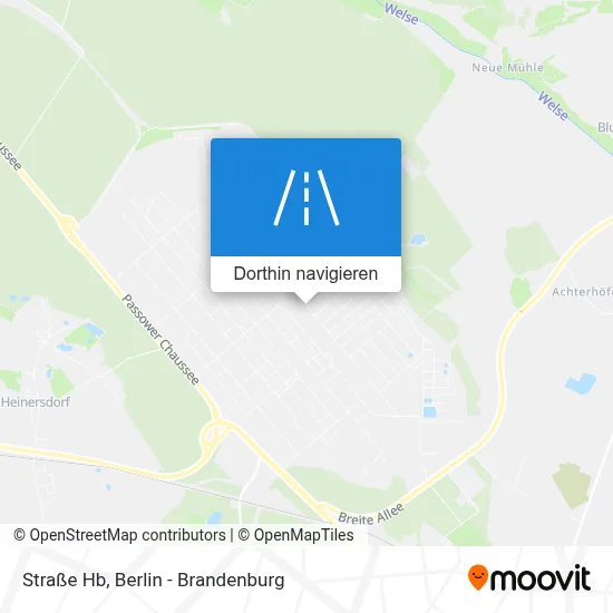 Straße Hb Karte