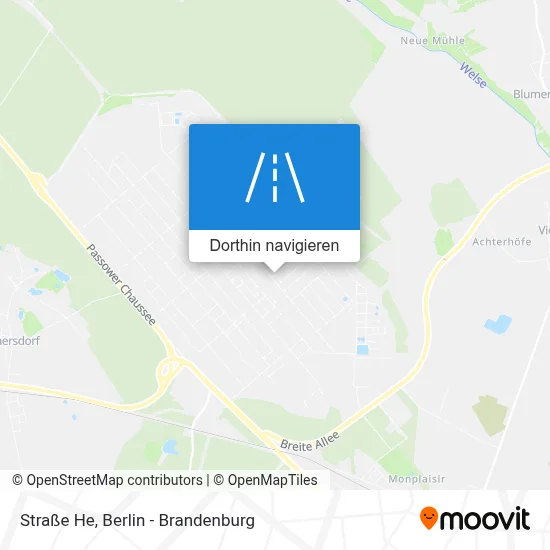 Straße He Karte
