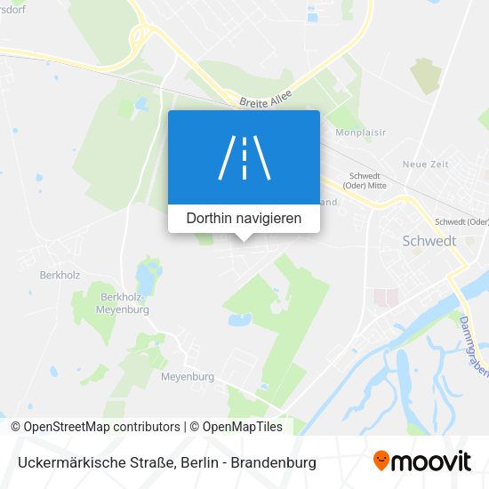 Uckermärkische Straße Karte