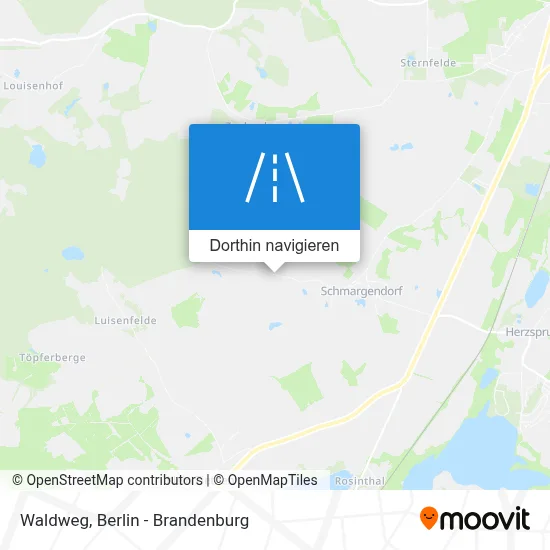 Waldweg Karte