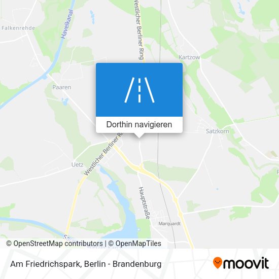 Am Friedrichspark Karte