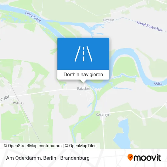 Am Oderdamm Karte