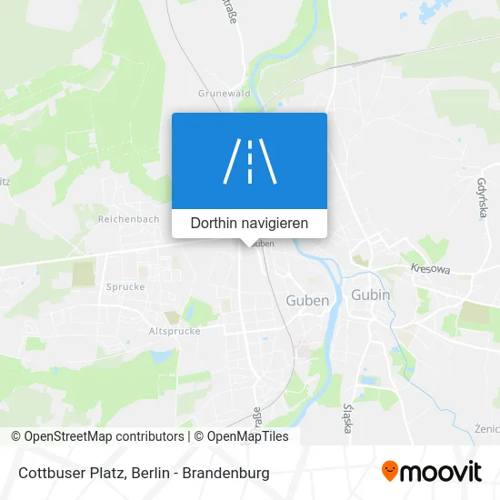 Cottbuser Platz Karte