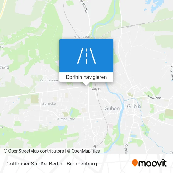 Cottbuser Straße Karte
