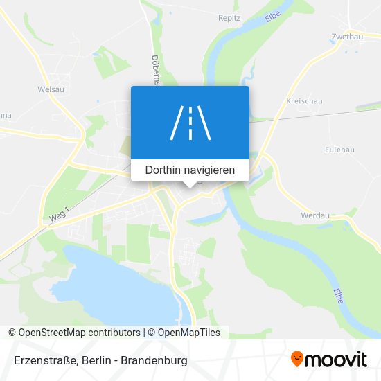 Erzenstraße Karte