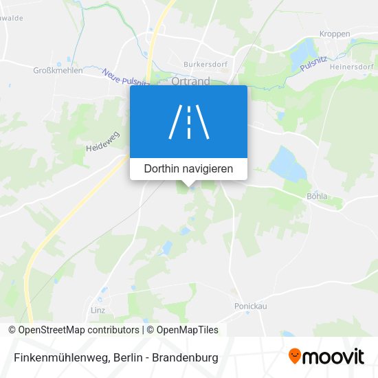 Finkenmühlenweg Karte