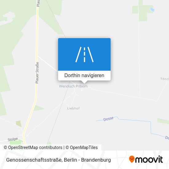 Genossenschaftsstraße Karte