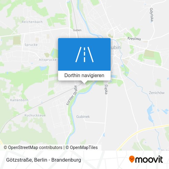 Götzstraße Karte