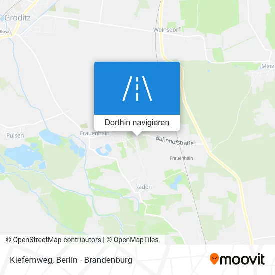 Kiefernweg Karte