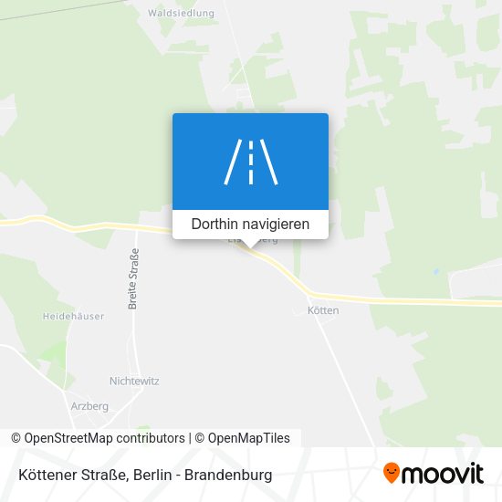 Köttener Straße Karte