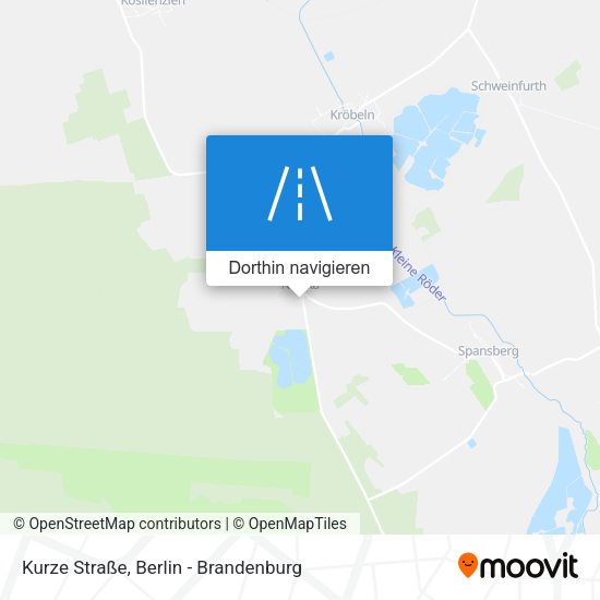 Kurze Straße Karte