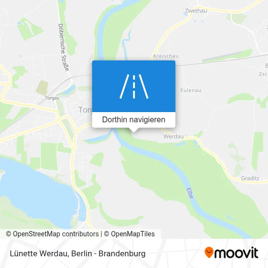 Lünette Werdau Karte