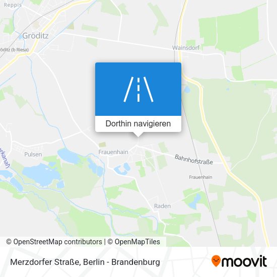 Merzdorfer Straße Karte