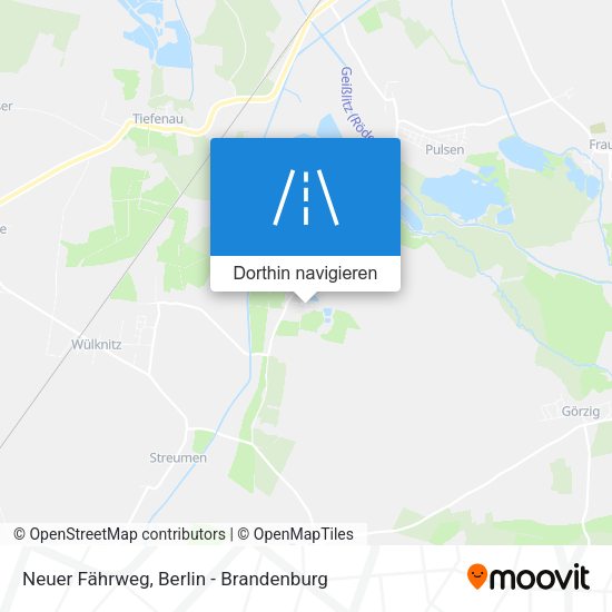 Neuer Fährweg Karte