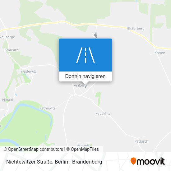Nichtewitzer Straße Karte