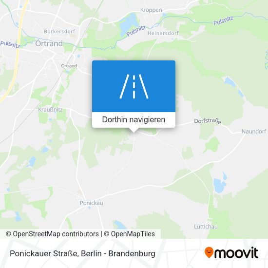 Ponickauer Straße Karte