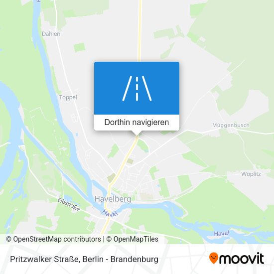 Pritzwalker Straße Karte