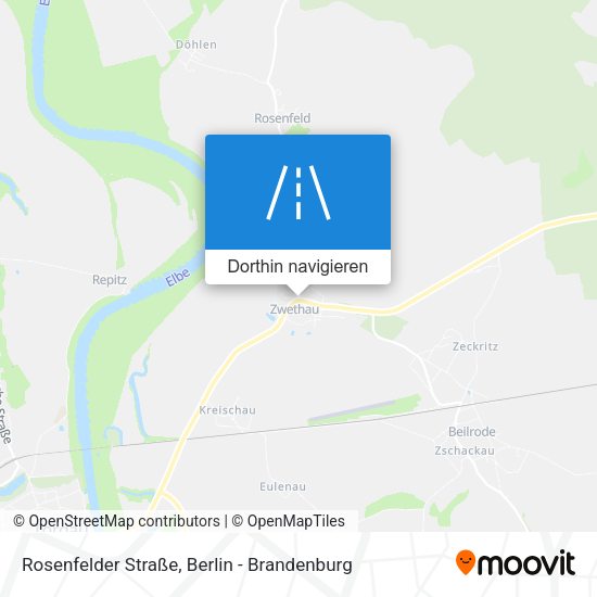 Rosenfelder Straße Karte