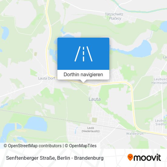 Senftenberger Straße Karte