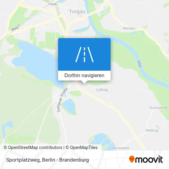 Sportplatzweg Karte
