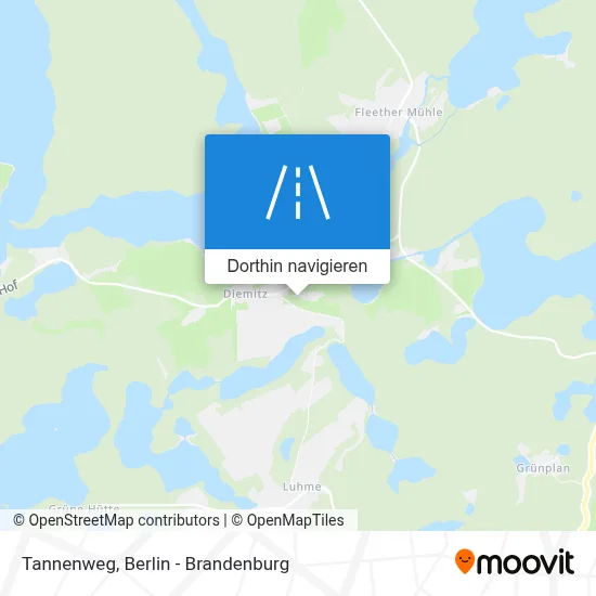 Tannenweg Karte