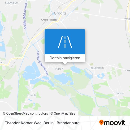 Theodor-Körner-Weg Karte