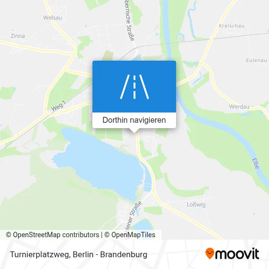 Turnierplatzweg Karte